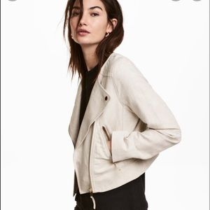 Guess linen biker style jacket